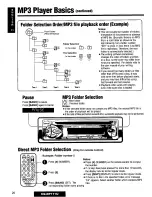 Предварительный просмотр 20 страницы Panasonic CQDP171U - AUTO RADIO/CD DECK Operating Instructions Manual