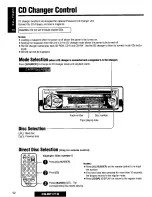 Предварительный просмотр 22 страницы Panasonic CQDP171U - AUTO RADIO/CD DECK Operating Instructions Manual