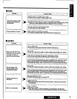 Предварительный просмотр 33 страницы Panasonic CQDP171U - AUTO RADIO/CD DECK Operating Instructions Manual