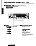 Предварительный просмотр 46 страницы Panasonic CQDP171U - AUTO RADIO/CD DECK Operating Instructions Manual