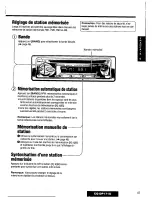 Предварительный просмотр 47 страницы Panasonic CQDP171U - AUTO RADIO/CD DECK Operating Instructions Manual