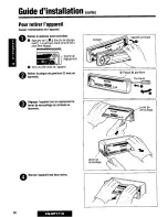 Предварительный просмотр 60 страницы Panasonic CQDP171U - AUTO RADIO/CD DECK Operating Instructions Manual