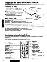 Предварительный просмотр 74 страницы Panasonic CQDP171U - AUTO RADIO/CD DECK Operating Instructions Manual