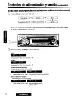 Предварительный просмотр 76 страницы Panasonic CQDP171U - AUTO RADIO/CD DECK Operating Instructions Manual