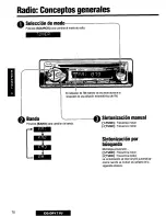 Предварительный просмотр 78 страницы Panasonic CQDP171U - AUTO RADIO/CD DECK Operating Instructions Manual