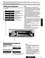 Предварительный просмотр 83 страницы Panasonic CQDP171U - AUTO RADIO/CD DECK Operating Instructions Manual