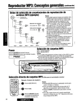 Предварительный просмотр 84 страницы Panasonic CQDP171U - AUTO RADIO/CD DECK Operating Instructions Manual