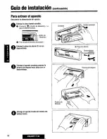 Предварительный просмотр 92 страницы Panasonic CQDP171U - AUTO RADIO/CD DECK Operating Instructions Manual