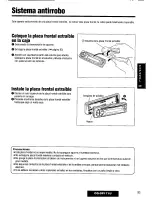 Предварительный просмотр 93 страницы Panasonic CQDP171U - AUTO RADIO/CD DECK Operating Instructions Manual