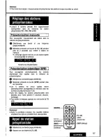 Предварительный просмотр 57 страницы Panasonic CQDP383U - AUTO RADIO/CD DECK Operating Instructions Manual