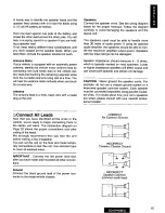 Предварительный просмотр 15 страницы Panasonic CQDP400EU - CAR STEREO CD PLAYER Operating Instructions Manual