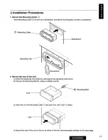 Preview for 17 page of Panasonic CQDP400EU - CAR STEREO CD PLAYER Operating Instructions Manual