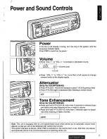 Preview for 7 page of Panasonic CQDP710EUC - AUTO RADIO/CD DECK Operating Instructions Manual