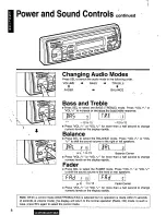 Preview for 8 page of Panasonic CQDP710EUC - AUTO RADIO/CD DECK Operating Instructions Manual