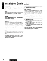 Preview for 18 page of Panasonic CQDP710EUC - AUTO RADIO/CD DECK Operating Instructions Manual