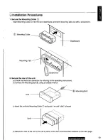 Preview for 19 page of Panasonic CQDP710EUC - AUTO RADIO/CD DECK Operating Instructions Manual