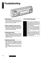 Preview for 26 page of Panasonic CQDP710EUC - AUTO RADIO/CD DECK Operating Instructions Manual