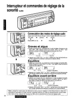 Preview for 30 page of Panasonic CQDP710EUC - AUTO RADIO/CD DECK Operating Instructions Manual