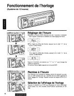 Preview for 36 page of Panasonic CQDP710EUC - AUTO RADIO/CD DECK Operating Instructions Manual