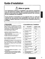 Preview for 37 page of Panasonic CQDP710EUC - AUTO RADIO/CD DECK Operating Instructions Manual