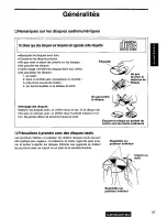 Preview for 47 page of Panasonic CQDP710EUC - AUTO RADIO/CD DECK Operating Instructions Manual