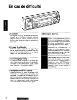 Preview for 48 page of Panasonic CQDP710EUC - AUTO RADIO/CD DECK Operating Instructions Manual