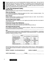 Предварительный просмотр 2 страницы Panasonic CQDPG500EUC - AUTO RADIO/CD DECK Operating Instructions Manual