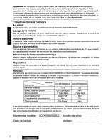 Предварительный просмотр 4 страницы Panasonic CQDPG500EUC - AUTO RADIO/CD DECK Operating Instructions Manual