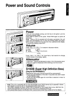 Предварительный просмотр 7 страницы Panasonic CQDPG500EUC - AUTO RADIO/CD DECK Operating Instructions Manual