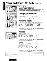 Предварительный просмотр 8 страницы Panasonic CQDPG500EUC - AUTO RADIO/CD DECK Operating Instructions Manual