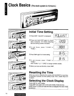 Предварительный просмотр 14 страницы Panasonic CQDPG500EUC - AUTO RADIO/CD DECK Operating Instructions Manual