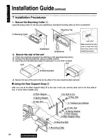 Предварительный просмотр 20 страницы Panasonic CQDPG500EUC - AUTO RADIO/CD DECK Operating Instructions Manual