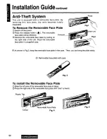 Предварительный просмотр 22 страницы Panasonic CQDPG500EUC - AUTO RADIO/CD DECK Operating Instructions Manual