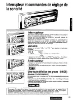 Предварительный просмотр 29 страницы Panasonic CQDPG500EUC - AUTO RADIO/CD DECK Operating Instructions Manual