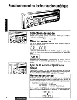 Предварительный просмотр 34 страницы Panasonic CQDPG500EUC - AUTO RADIO/CD DECK Operating Instructions Manual