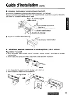 Предварительный просмотр 43 страницы Panasonic CQDPG500EUC - AUTO RADIO/CD DECK Operating Instructions Manual