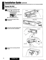 Предварительный просмотр 28 страницы Panasonic CQDPX172U - AUTO RADIO/CD DECK Operating Instructions Manual