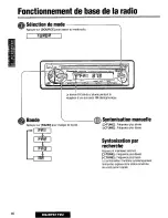 Предварительный просмотр 46 страницы Panasonic CQDPX172U - AUTO RADIO/CD DECK Operating Instructions Manual