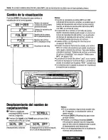 Предварительный просмотр 83 страницы Panasonic CQDPX172U - AUTO RADIO/CD DECK Operating Instructions Manual