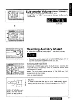 Предварительный просмотр 9 страницы Panasonic CQDPX30EUC - AUTO RADIO/CD DECK Operating Instructions Manual