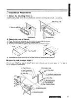 Предварительный просмотр 21 страницы Panasonic CQDPX30EUC - AUTO RADIO/CD DECK Operating Instructions Manual