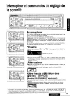 Предварительный просмотр 29 страницы Panasonic CQDPX30EUC - AUTO RADIO/CD DECK Operating Instructions Manual