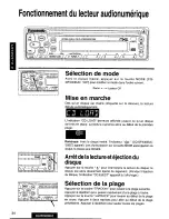 Предварительный просмотр 34 страницы Panasonic CQDPX30EUC - AUTO RADIO/CD DECK Operating Instructions Manual