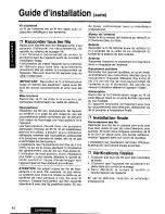 Предварительный просмотр 42 страницы Panasonic CQDPX30EUC - AUTO RADIO/CD DECK Operating Instructions Manual