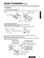 Предварительный просмотр 43 страницы Panasonic CQDPX30EUC - AUTO RADIO/CD DECK Operating Instructions Manual