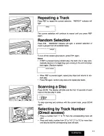 Предварительный просмотр 11 страницы Panasonic CQDPX75EU - AUTO RADIO/CD DECK Operating Instructions Manual