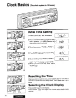 Предварительный просмотр 14 страницы Panasonic CQDPX75EU - AUTO RADIO/CD DECK Operating Instructions Manual