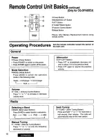 Предварительный просмотр 16 страницы Panasonic CQDPX75EU - AUTO RADIO/CD DECK Operating Instructions Manual