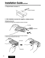 Предварительный просмотр 24 страницы Panasonic CQDPX75EU - AUTO RADIO/CD DECK Operating Instructions Manual