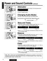 Предварительный просмотр 8 страницы Panasonic CQDPX95EUC - AUTO RADIO/CD DECK Operating Instructions Manual